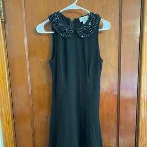 Carmen fit and flare statement collar dress